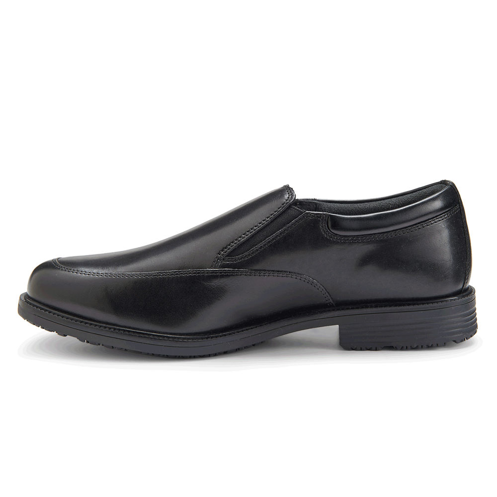 Rockport Mens Slip-On Black - Lead the Pack Waterproof - UK 175-RNKLTE